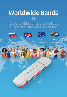 2.4GHz USB 4G WIFI Dongle 150 Mbps ZTE চিপসেট CE ROHS