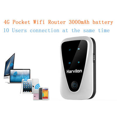 Harvilon Cat4 150Mbps মোবাইল 4G রাউটার সমর্থন USB ইন্টারফেস চার্জিং