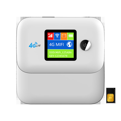 সিম কার্ড স্লট LCD স্ক্রীন সহ আনলক করা পোর্টেবল 4G WIFI রাউটার পকেট ওয়্যারলেস MiFi