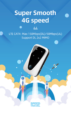 পোর্টেবল 4G LTE WIFI রাউটার 150Mbps মোবাইল ব্রডব্যান্ড হটস্পট সিম ওয়্যারলেস MIFI মডেম
