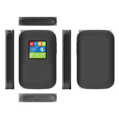 CAT 4 4G পোর্টেবল ওয়্যারলেস রাউটার LCD স্ক্রীন 1.44 সমর্থন B12/B17/B28