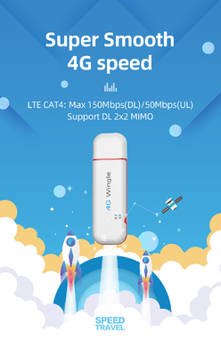 ওয়্যারলেস 150Mbps মোবাইল 4G USB Dongle সিম কার্ড পোর্টেবল ব্রডব্যান্ড Dongle