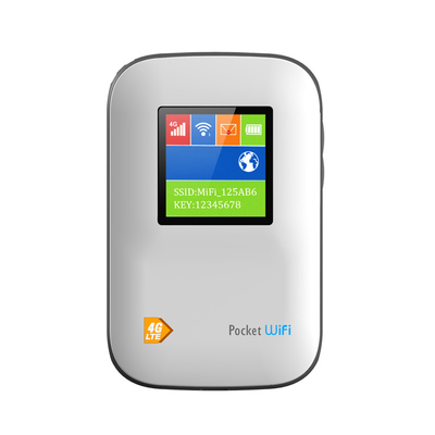 2700mAh-3000mAh পকেট ওয়াইফাই মডেম আনলক করা স্ক্রীন সহ MIFI মোবাইল 4G রাউটার