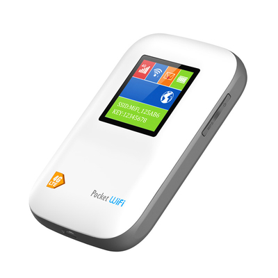 2700mAh-3000mAh পকেট ওয়াইফাই মডেম আনলক করা স্ক্রীন সহ MIFI মোবাইল 4G রাউটার