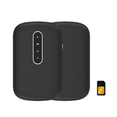সিম কার্ড স্লট 4G মোবাইল হটস্পট LTE ইন্টারনেট সহ 2.4GHz পোর্টেবল ওয়াইফাই মডেম