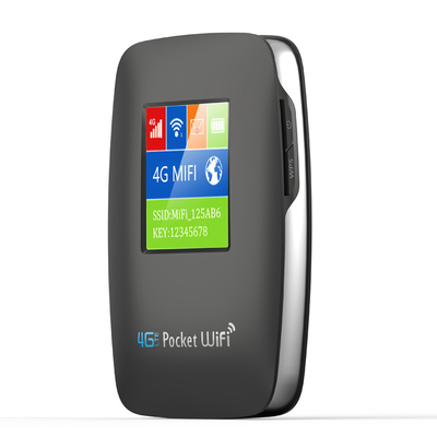 পকেট WIFI হটস্পট 2700mAh-3000mAh মোবাইল 4G রাউটার সাথে স্ক্রীন ব্ল্যাক আনলক করা হয়েছে
