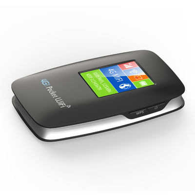 পকেট WIFI হটস্পট 2700mAh-3000mAh মোবাইল 4G রাউটার সাথে স্ক্রীন ব্ল্যাক আনলক করা হয়েছে