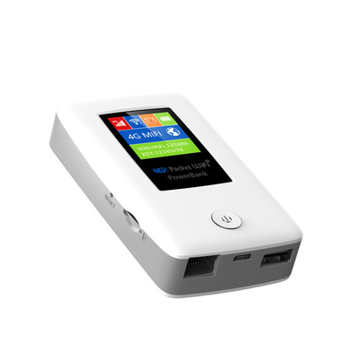 RJ45 Wan Lan পোর্ট সহ 5000mAh পোর্টেবল 4G WIFI রাউটার