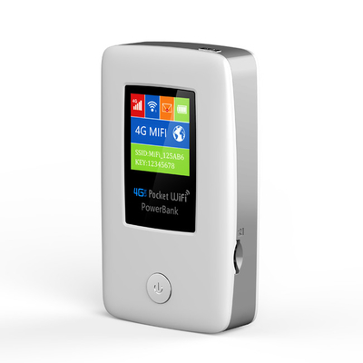 RJ45 Wan Lan পোর্ট সহ 5000mAh পোর্টেবল 4G WIFI রাউটার