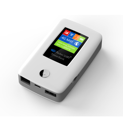 RJ45 Wan Lan পোর্ট সহ 5000mAh পোর্টেবল 4G WIFI রাউটার