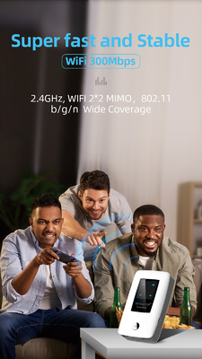 RJ45 Wan Lan পোর্ট সহ 5000mAh 4G ওয়্যারলেস পকেট রাউটার