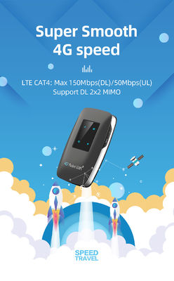 3000mAh ব্যাটারি সহ 4 LED ইন্ডিকশন ওয়াইফাই 4G LTE MiFi রাউটার