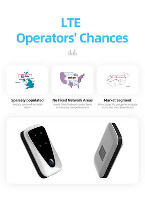 পকেট CAT4 4G LTE ওয়াইফাই হটস্পট রাউটার 4 LED ইঙ্গিত Mifi রাউটার