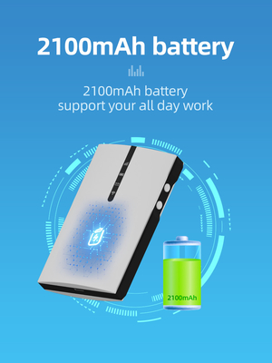 ভ্রমণের জন্য উচ্চ গতির 150Mbps মোবাইল হটস্পট 4G Lte রাউটার 2100mAh ব্যাটারি