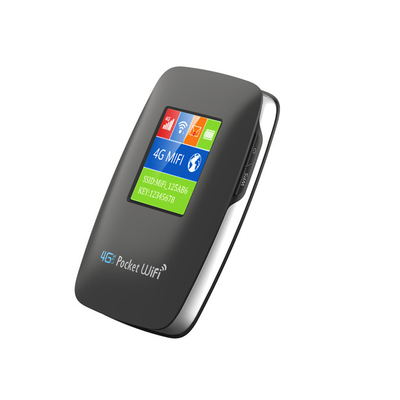2700mAh-3000mAh 4G Lte MiFi রাউটার 150Mbps 4G মোবাইল ওয়াইফাই হটস্পট 15 এলসিডি স্ক্রীন সহ ডিভাইস